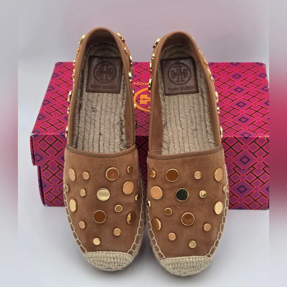 Tory Burch Suki Platform Espadrille In Tan